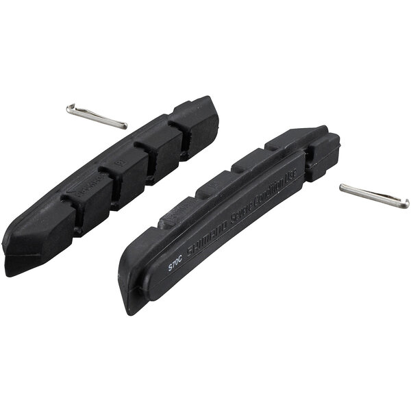 Shimano S70C V-brake cartridge pad insert, alloy rims, pair