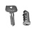 Thule Spare Barrel&Key No.226