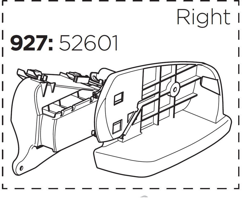 You added <b><u>Spare 52601 VC lamp holder R/H</u></b> to your cart.