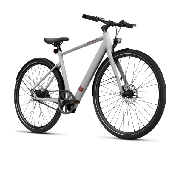 Tenways Bikes Cgo 600 Single Speed Electric City Bike With Carbon Belt Drive System Std