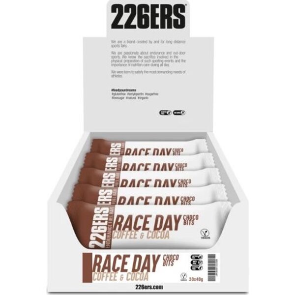 226ers 226ERS Race Day Choco Bits Energy Bar 40g x 30 Box