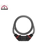 Zefal Zefal K-Traz C8 Code Combination Cable Lock (Black/Red/Silver)