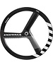 Corima Corima Decisiv 3 47mm 700c Tubular Track Wheel with Ceramic Bearings (Black/White - Front)