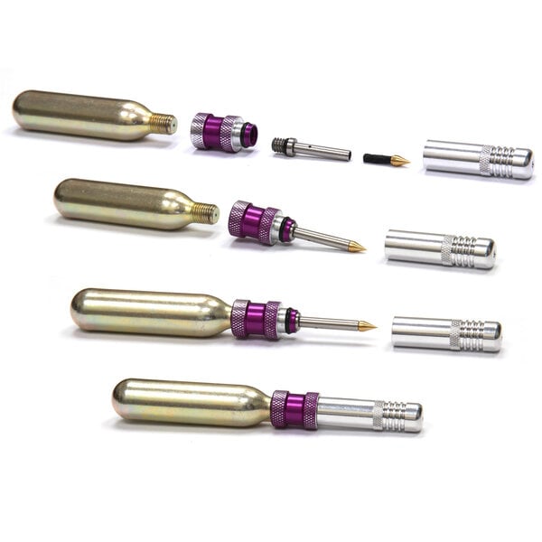 Air tubeless Road tyre repair and inflation kit - Black