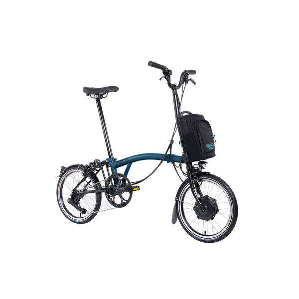 Brompton Electric C Line 12 Speed - 50T, with Mudguards, Pump