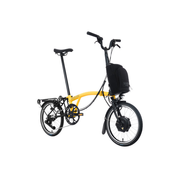 Brompton Electric C Line 12 Speed - 50T, with Mudguards, Pump