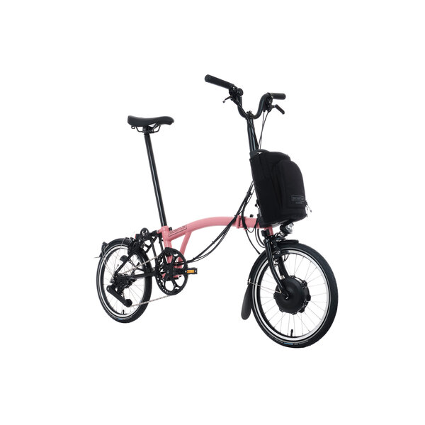 Brompton Electric C Line 12 Speed - 50T, with Mudguards, Pump