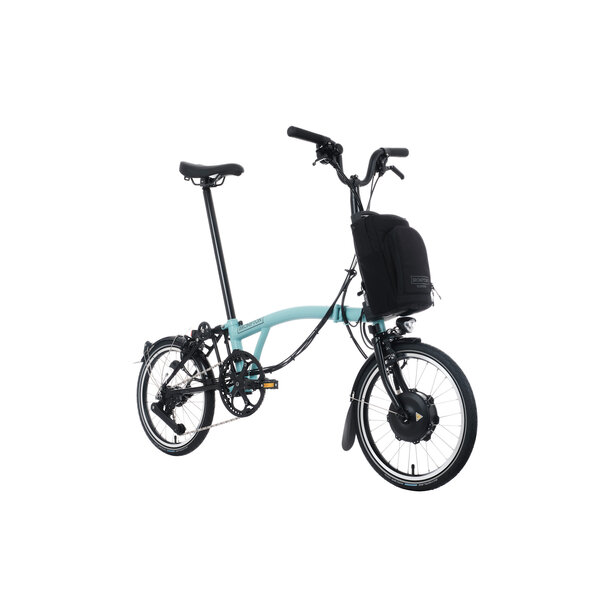 Brompton Electric C Line 12 Speed - 50T, with Mudguards, Pump