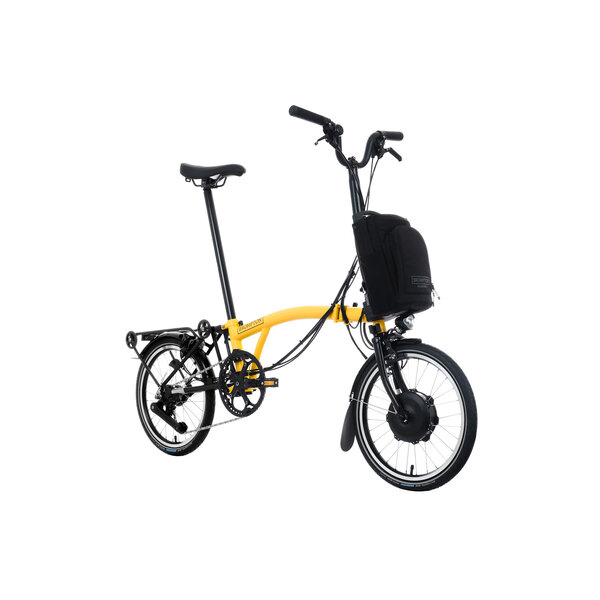 Brompton Electric C Line 12 Speed - 50T, with Mudguards, Pump & Rack