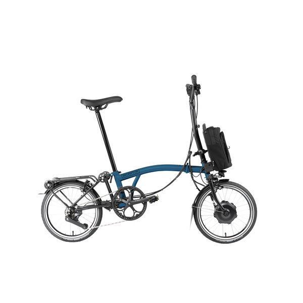 Brompton Electric C Line 12 Speed - 50T, with Mudguards, Pump & Rack