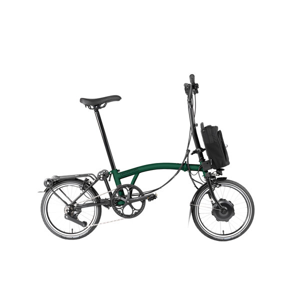 Brompton Electric C Line 12 Speed - 50T, with Mudguards, Pump & Rack