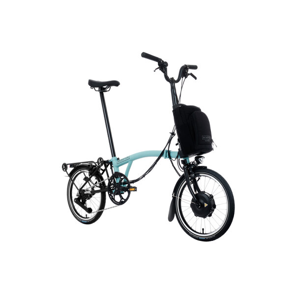 Brompton Electric C Line 12 Speed - 50T, with Mudguards, Pump & Rack