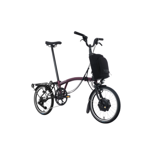 Brompton Electric C Line 4 Speed - 54T, with Mudguards, Pump & Rack