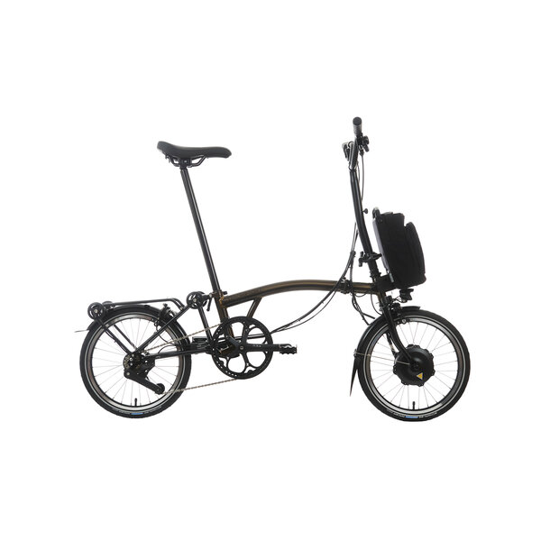 Brompton Electric C Line 4 Speed - 54T, with Mudguards, Pump & Rack