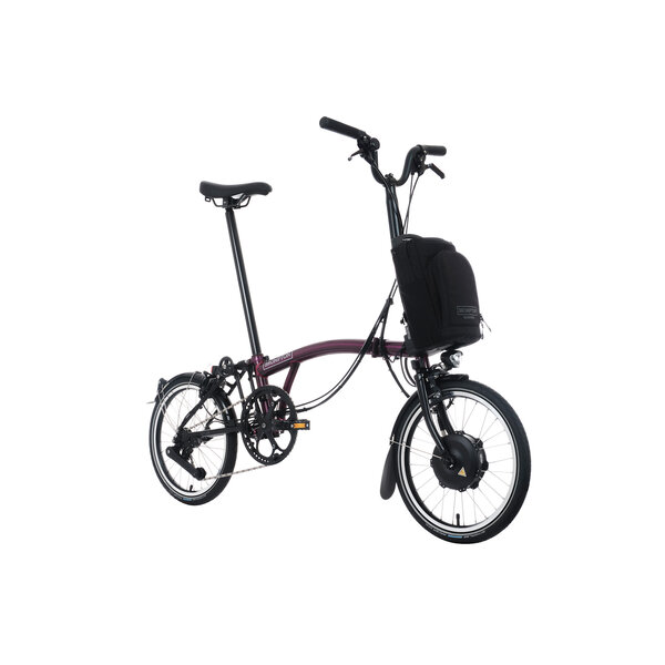 Brompton Electric C Line 4 Speed - 54T, with Mudguards, Pump