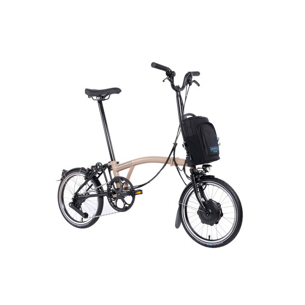 Brompton Electric C Line 4 Speed - 54T, with Mudguards, Pump