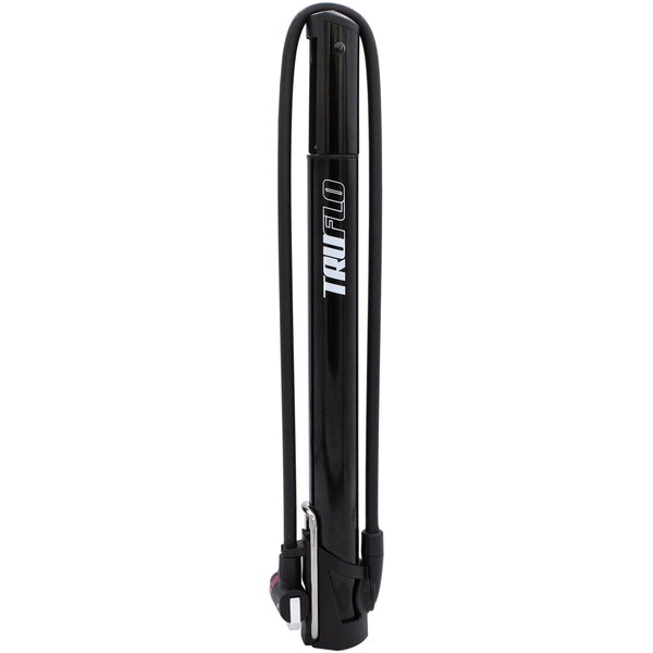 Truflo Air Flow Minitrax Cnc Mini Floor Pump With Extra-Long Hose, Black
