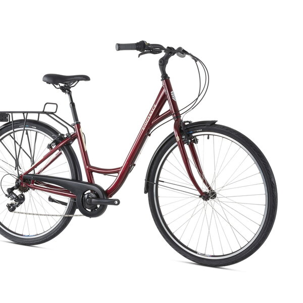 Ridgeback Avenida 1 x 6 Speed LDS Open Frame City Bike Red