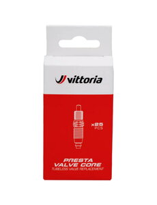 Vittoria Vittoria Spare vlv Presta Cores Pack 25