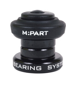 M Part Sport Threadless Headset 1-1/8 inch Black Open Cage