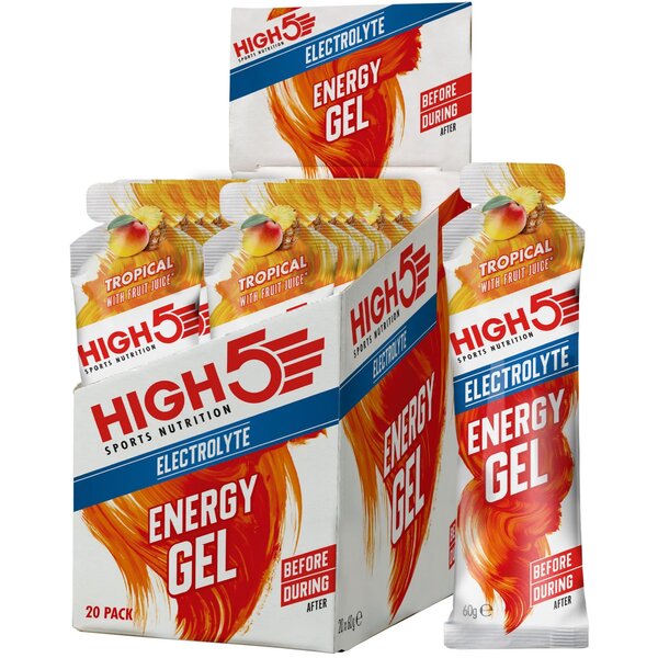 High 5 High 5 Energy Electrolyte Gel (Box of 20 x 60g Sachets)