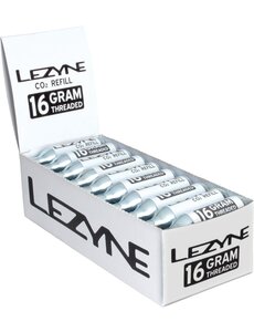 Lezyne Lezyne 16G Co2 - Counter Top Box (30 Pcs) Silver