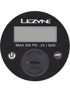 Lezyne Lezyne 350Psi Digital Floor Pump Gauge 2.5 Inch Black