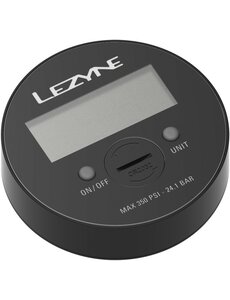 Lezyne Lezyne 350Psi Digital Floor Pump Gauge 3.5 Inch Black