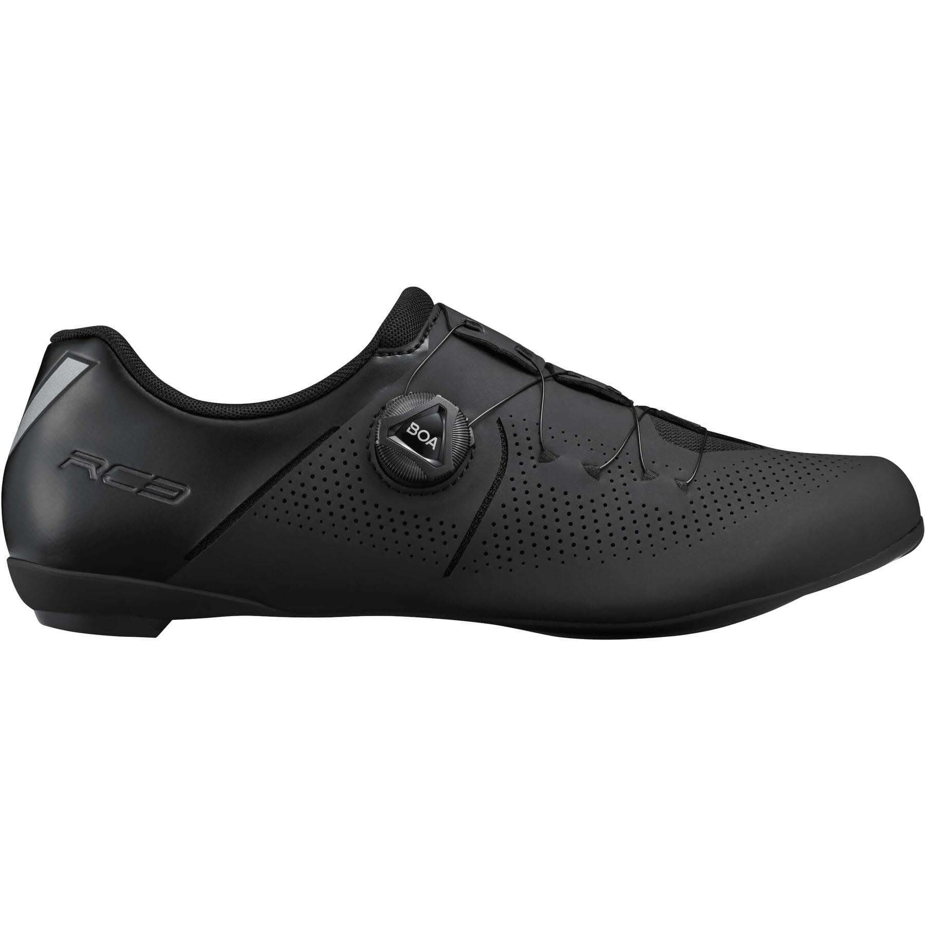 SHIMANO RC3 WIDE　SH-RC302 BLACK Shimano RC3 (RC302) Wide Fit SPD-SL Road Shoes Black (NEW) - 360