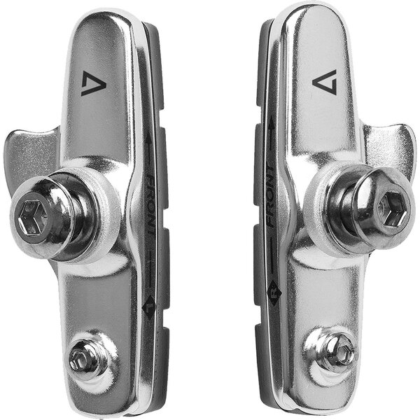 Acid Acid 2-Piece Replaceable Road Brake Shoes Sil/Blk