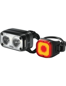 Knog Blinder Road 400 Front Light + Blinder Mini Square Rear Light