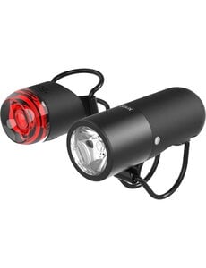  Knog Plugger Front Light and Plug Rear Light Twinpack