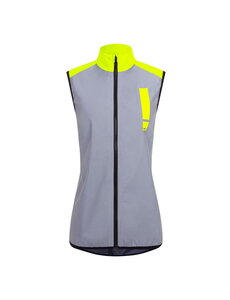  Hump Women's Ultra Reflect Gilet - Silver Reflect / Hi-Viz Yellow