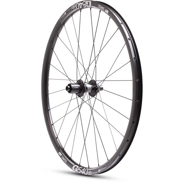M Part Wheels M Part Gravel Rear Wheel DT 370 CL Hub TA 142x12mm G 540 Rim TLR black 650B