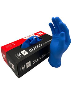 M Part Primo Nitrile Workshop Glove 6 mil - Box 100 Blue