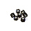 M Part M Part 1 inch star nuts 22.2 mm - 10 pack refill