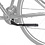 M Part M Part Primo kickstand, 24-29 inch adjustable, 20kg rating chainstay mount