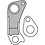 M Part M Part Gear Hanger Scott (hanger + axle cap)