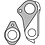 M Part M Part Gear Hanger Giant (hanger + axle cap)