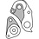 M Part M Part Gear Hanger Giant (hanger + axle cap)