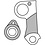 M Part M Part Gear Hanger Cube (hanger + axle cap)
