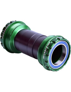  Wheels Manufacturing Bottom Bracket T47 Outboard DUB Green