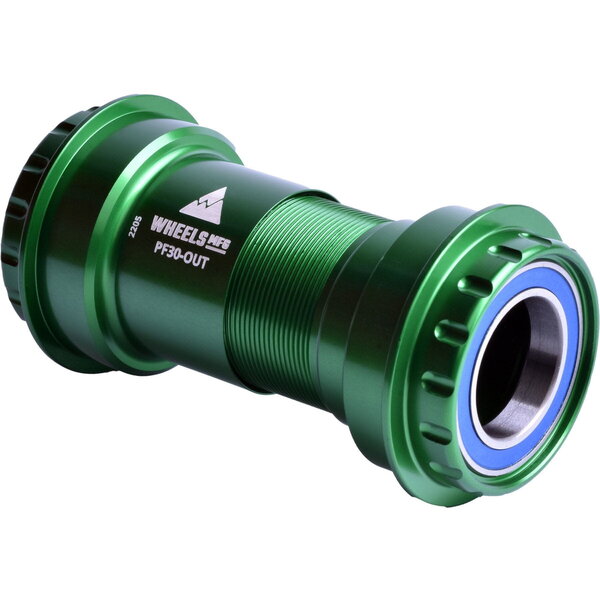 Wheels Manufacturing Bottom Bracket PF30 Out 24 Green