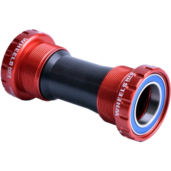 Wheels Manufacturing Bottom Bracket BSA Threaded 24mm Red