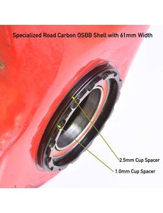  Wheels Manufacturing Spare Spesh To PF30 Adapter