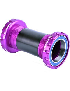  Wheels Manufacturing Bottom Bracket BSA Threaded DUB Purple