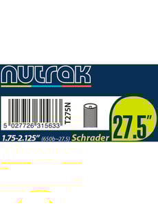  Nutrak 27.5 inch or 650B inner tube Black