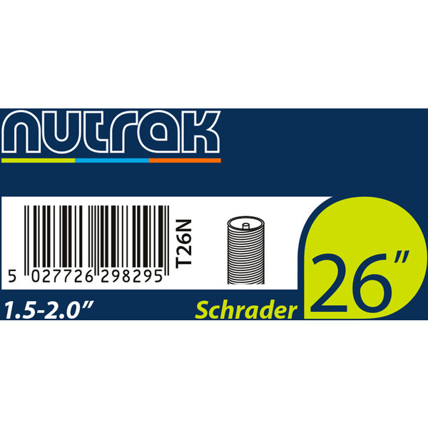 Nutrak 26 inch inner tube Black