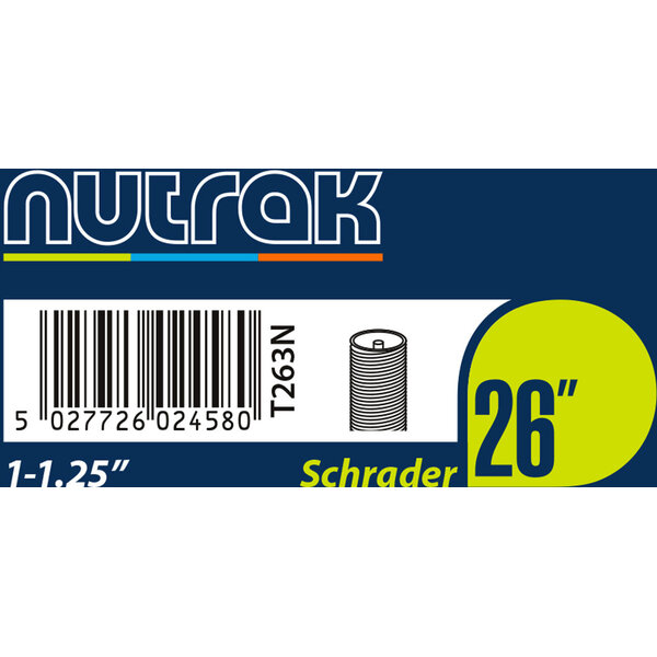 Nutrak 26 inch inner tube Black