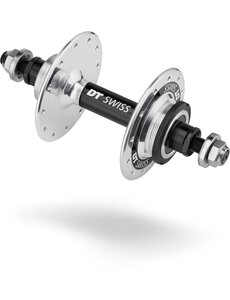 DT Swiss DT Swiss Track Rear Hub, 120 mm Bolt On, Fixed, 24 Hole Silver